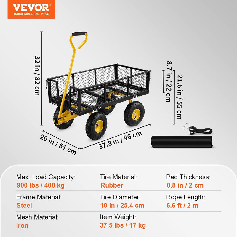 VEVOR Heavy Duty Utility Cart