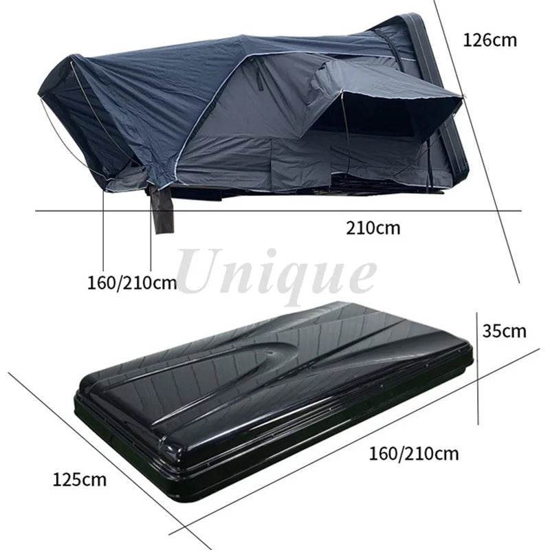 ABS Hard Shell Car Roof Top Tent